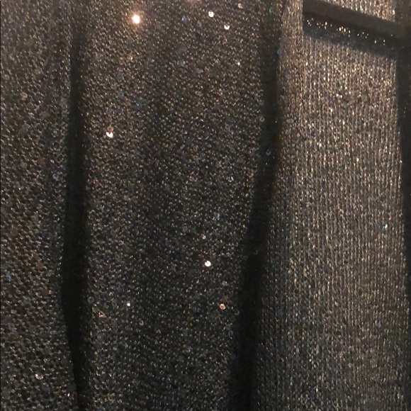 NWT Duster Length Sweater with A Little Sparkle - Picture 2 of 7